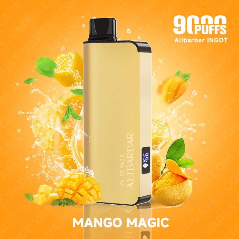 alibarbar-vape-9000-mango-magic-ingot MANGO MAGIC – ALIBARBAR INGOT – 9000 PUFFS - Image 1