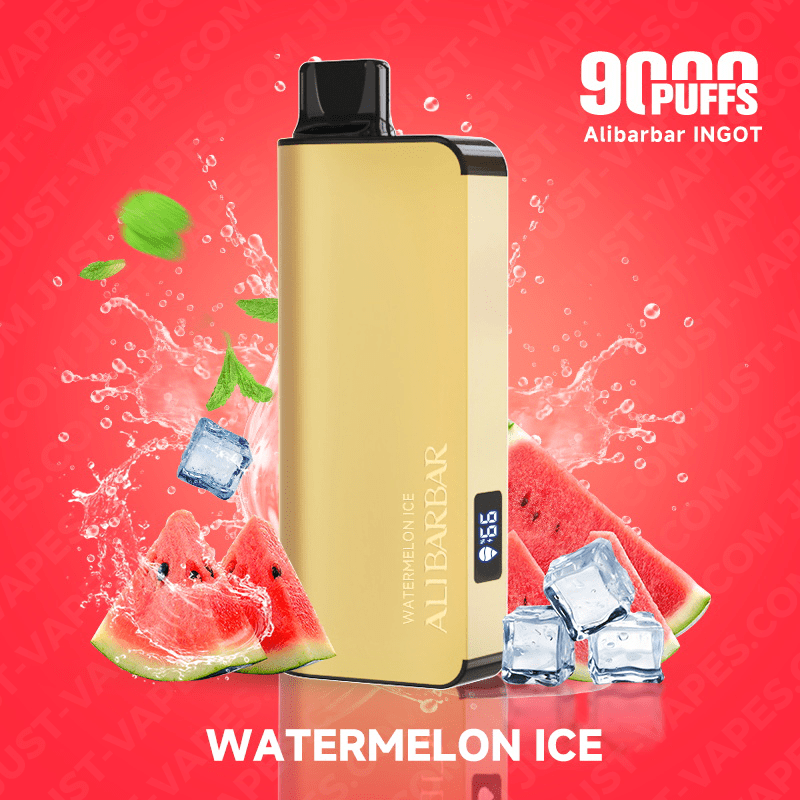 alibarbar-vape-9000-watermelon-ice-ingot WATERMELON ICE – ALIBARBAR INGOT – 9000 PUFFS - Image 1